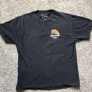 Reel Happy Black T-Shirt